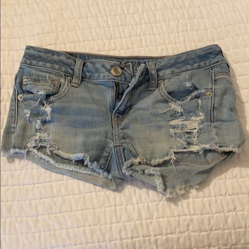 American eagle jean shorts